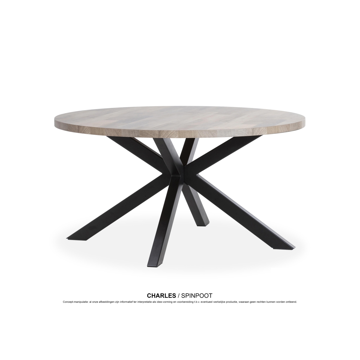 Ronde eettafel Charles